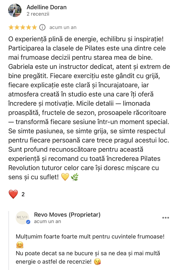 Recenzie membru REVO Moves