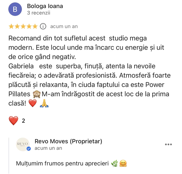 Recenzie membru REVO Moves